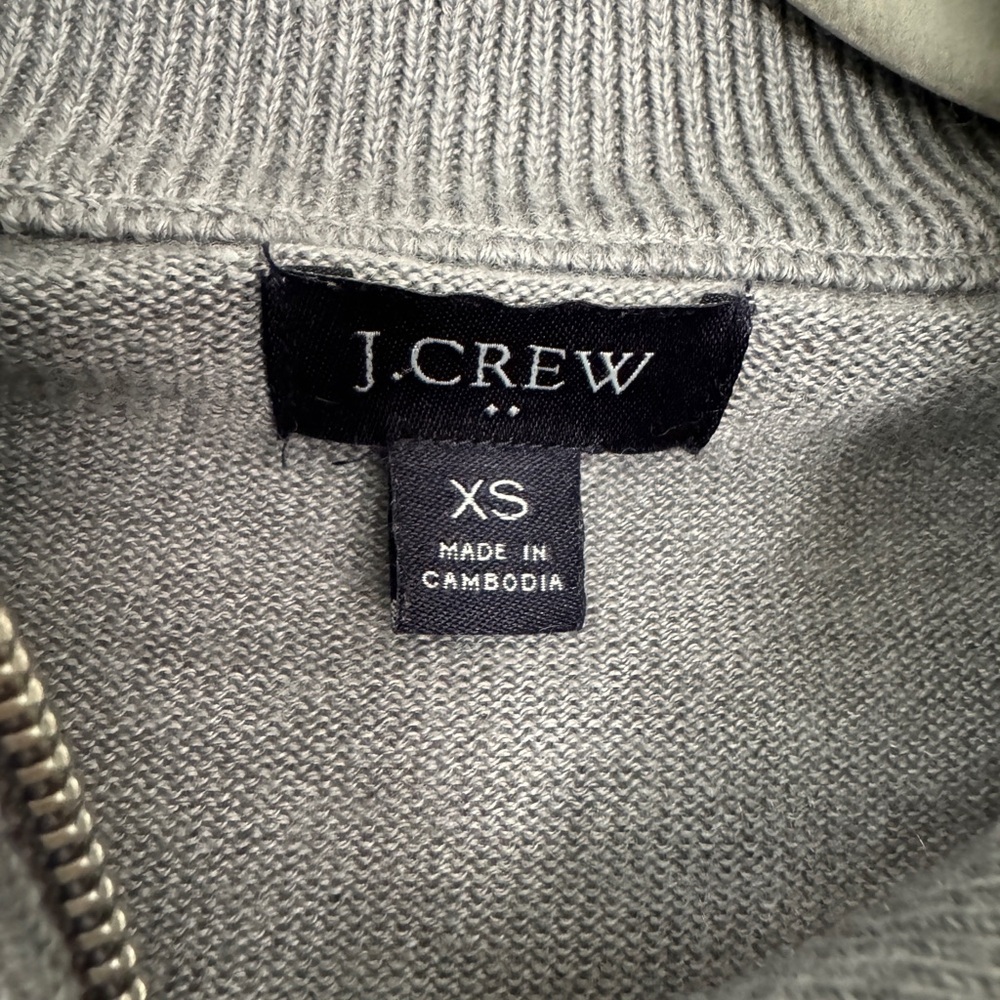 J. Crew wool quarter zip